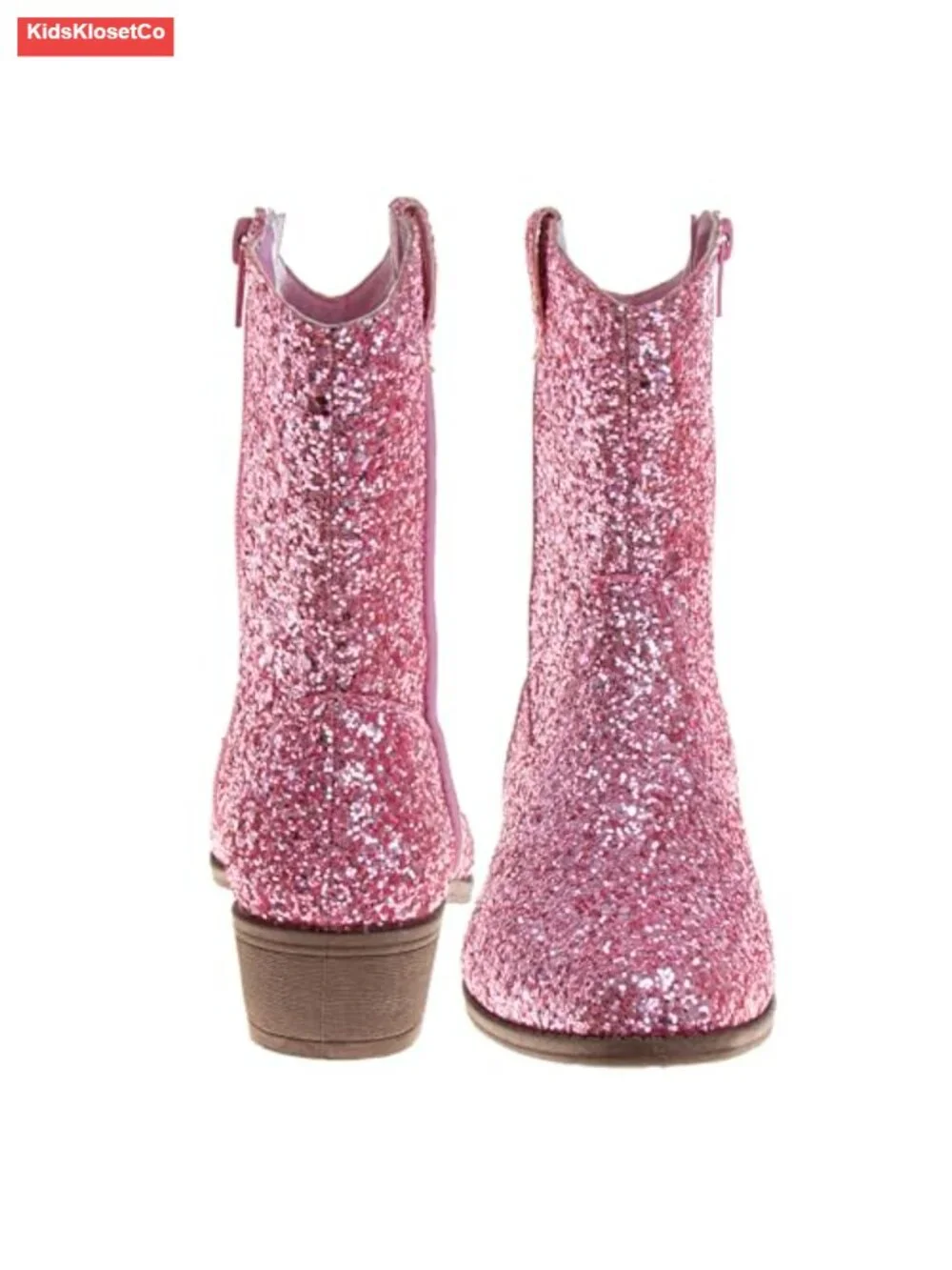 Glitter Cowgirl Boots Mid Calf Kids Boots Sparkly Western Boots